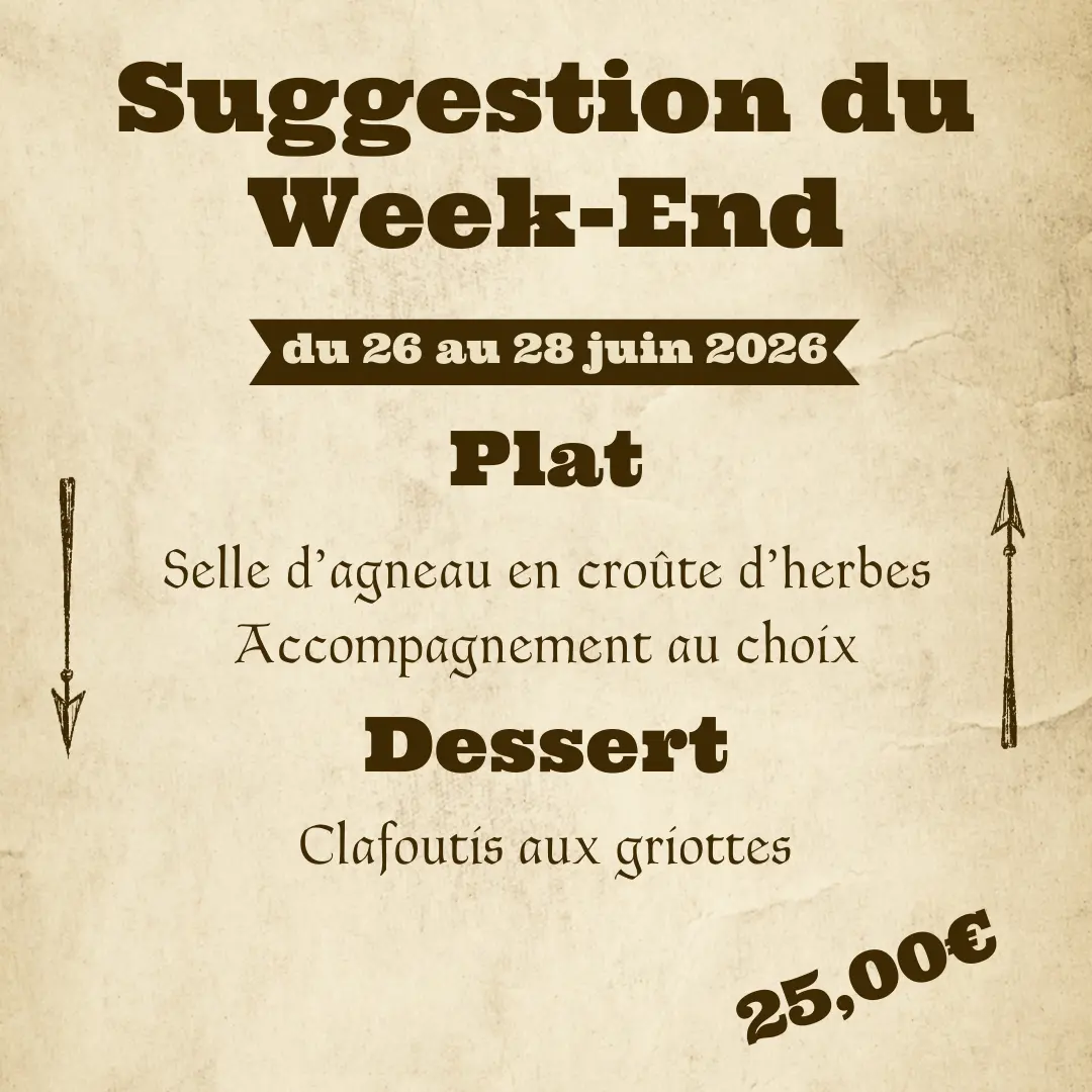 Suggestion du week-end du 08 au 11 mai 2025